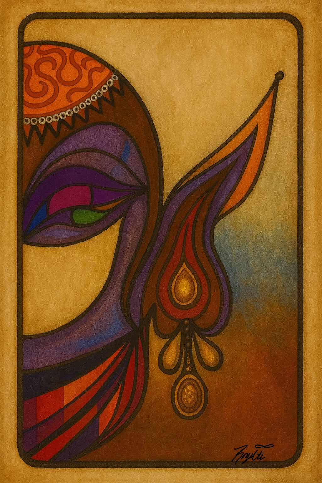 "Token" – Fine Art Print By Art By RoyalTi